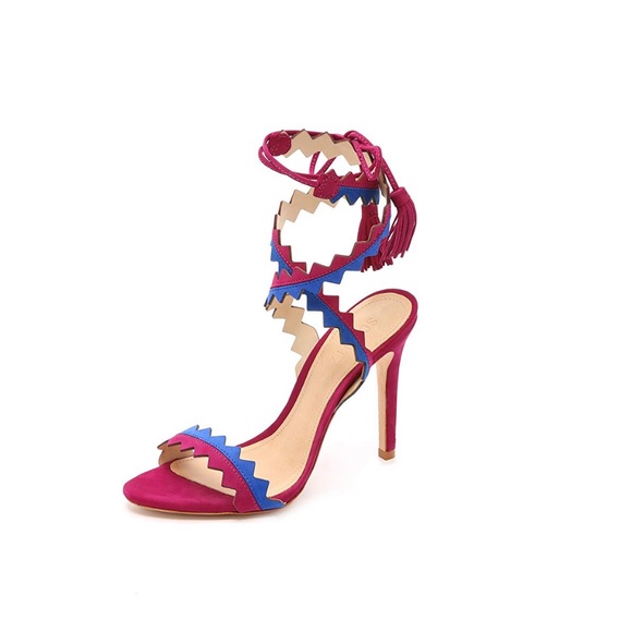 Schutz size 7 lace up heels - Picture 1 of 5